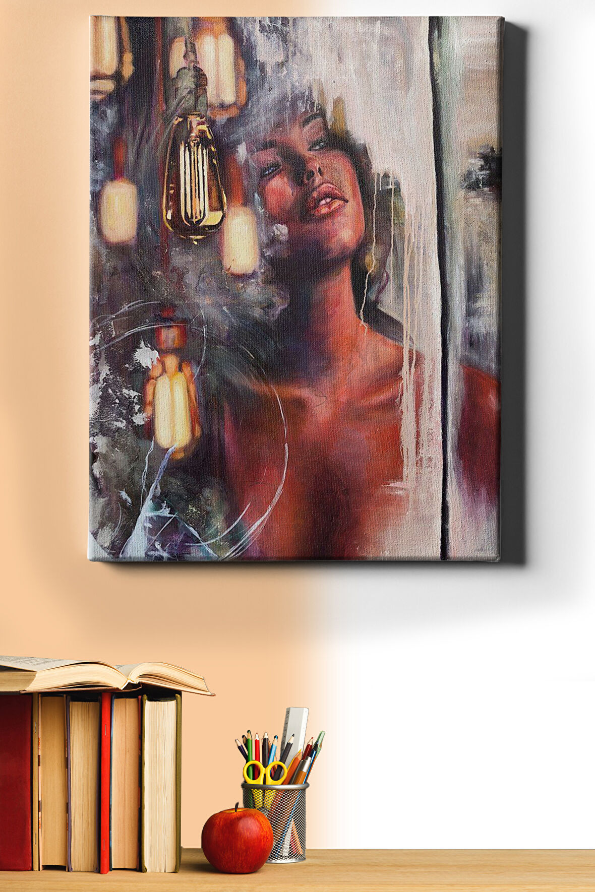Sayılarla Boyama Seti Kasnaklı Aynanın Içinden 40 X 50 Cm