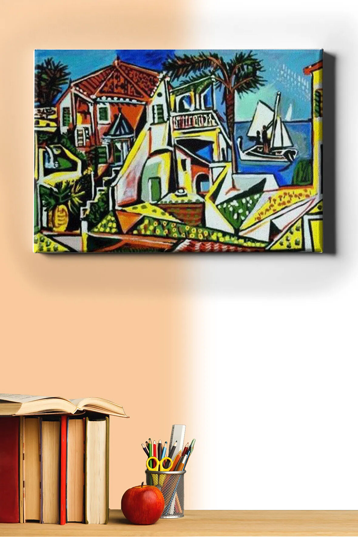 Sayılarla Boyama Seti Kasnaklı Kitaptaki Ev 40 X 50 Cm