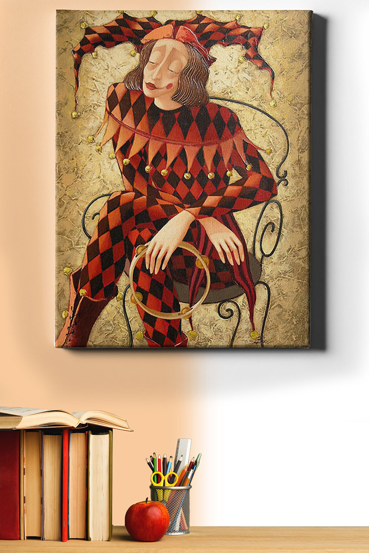 Sayılarla Boyama Seti Kasnaklı Yorgun 40 X 50 Cm