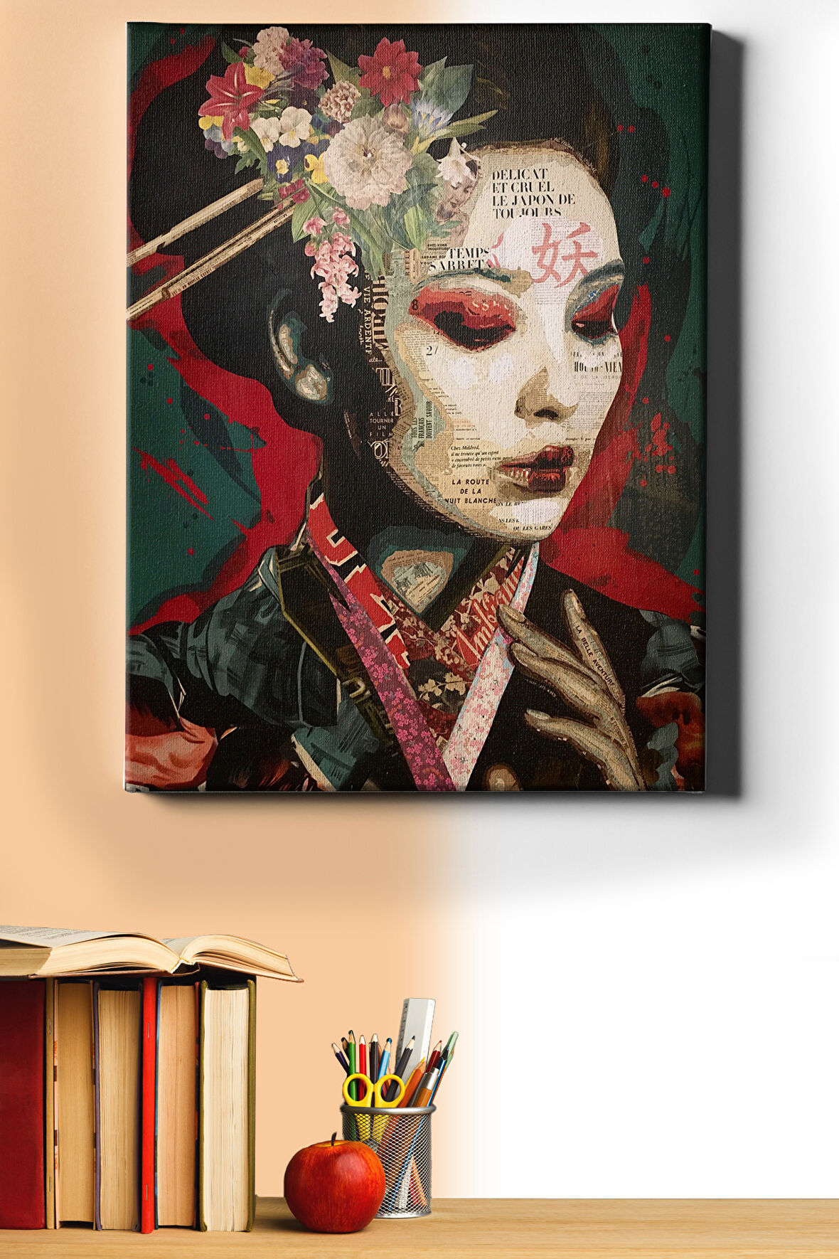 Sayılarla Boyama Seti Kasnaklı Kolaj 60 X 75 Cm