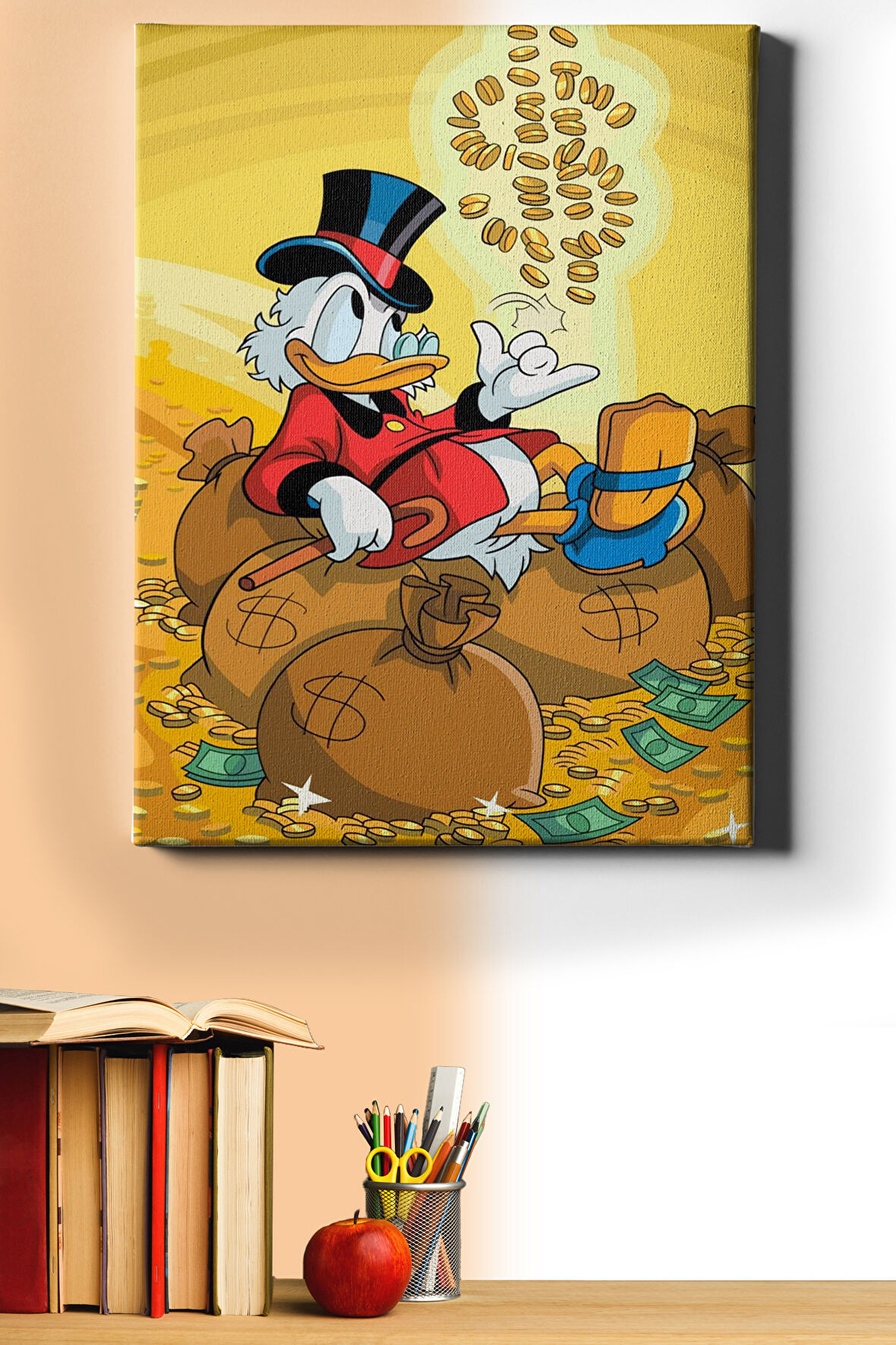 Sayılarla Boyama Seti Kasnaklı Zengin Ördek 40 X 50 Cm