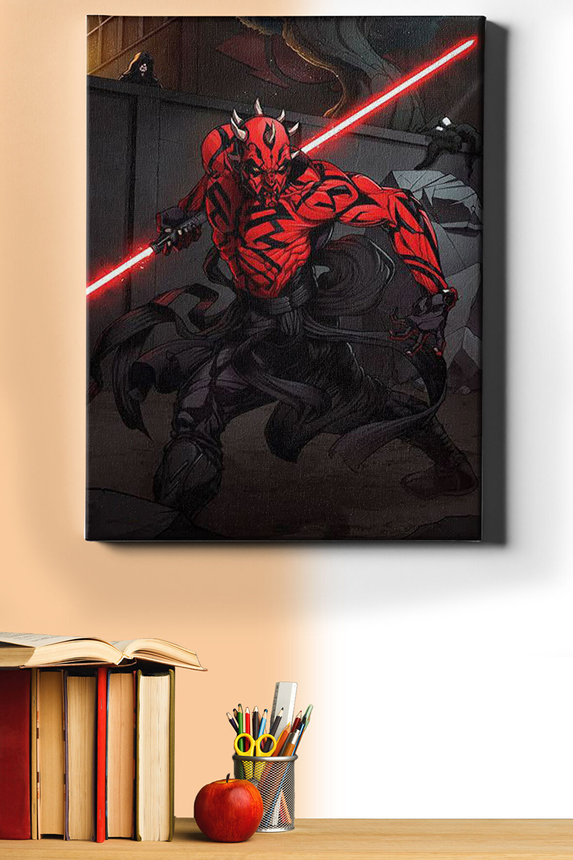 Sayılarla Boyama Seti Kasnaklı Savaşçı Karakter 60 X 75 Cm