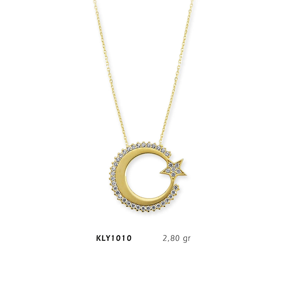 Ay Yıldız Kolye