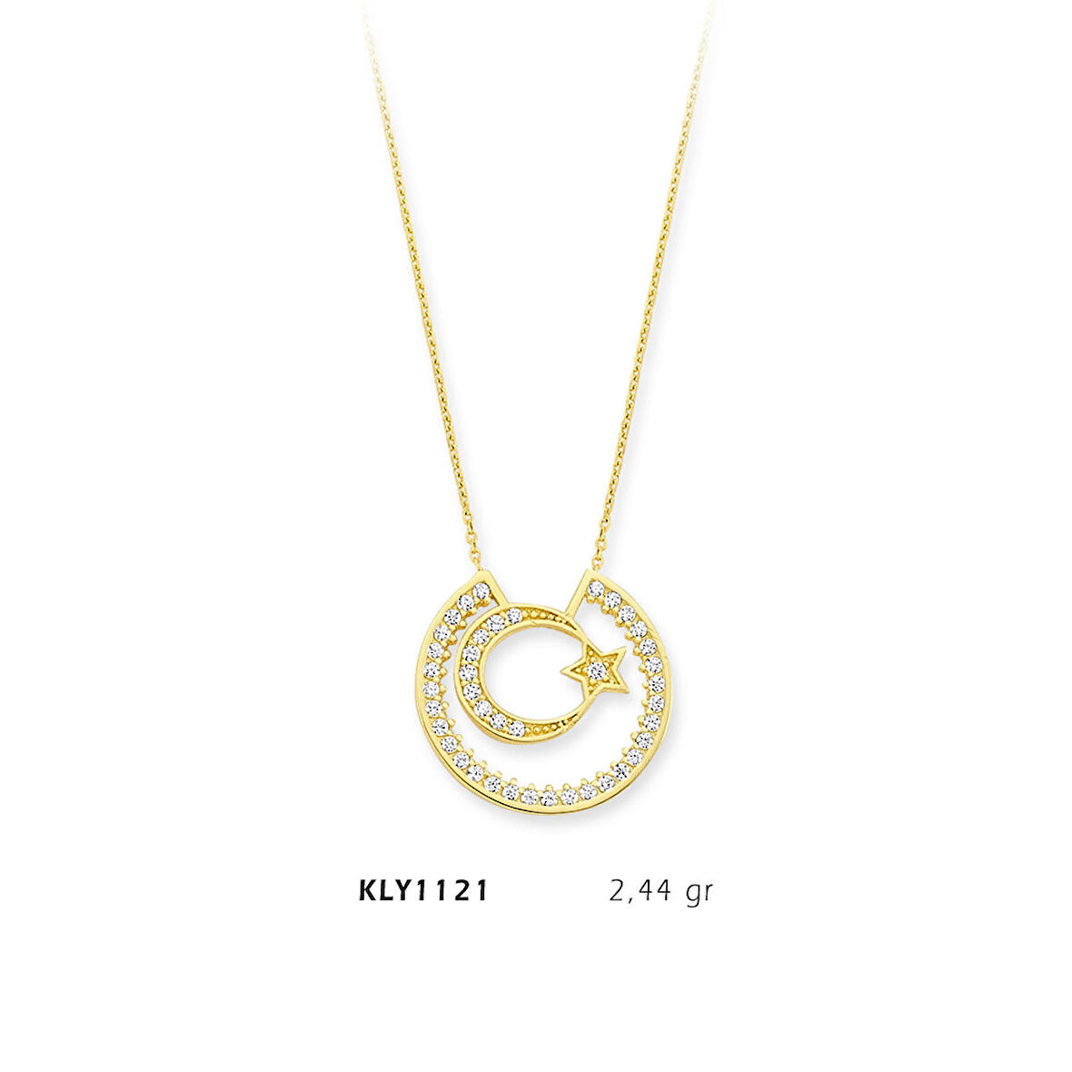 Ay Yıldız Kolye