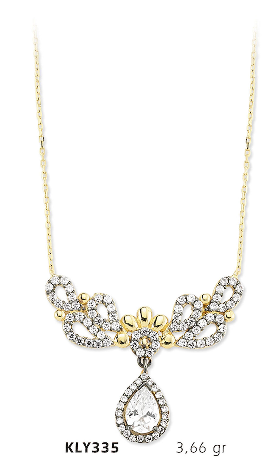 Taşlı Fantezi Kolye