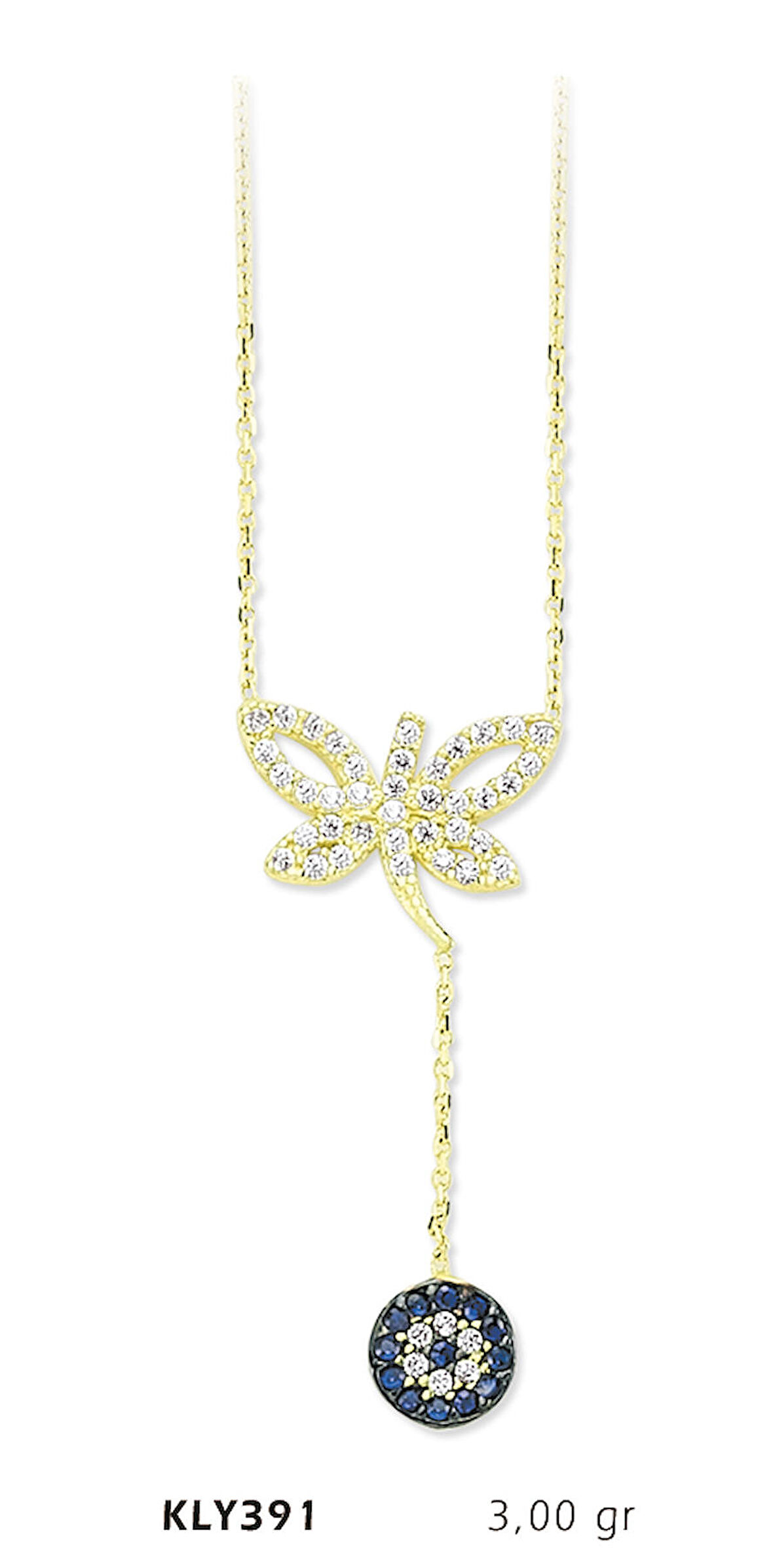 Nazar Boncuklu Figürlü Kole