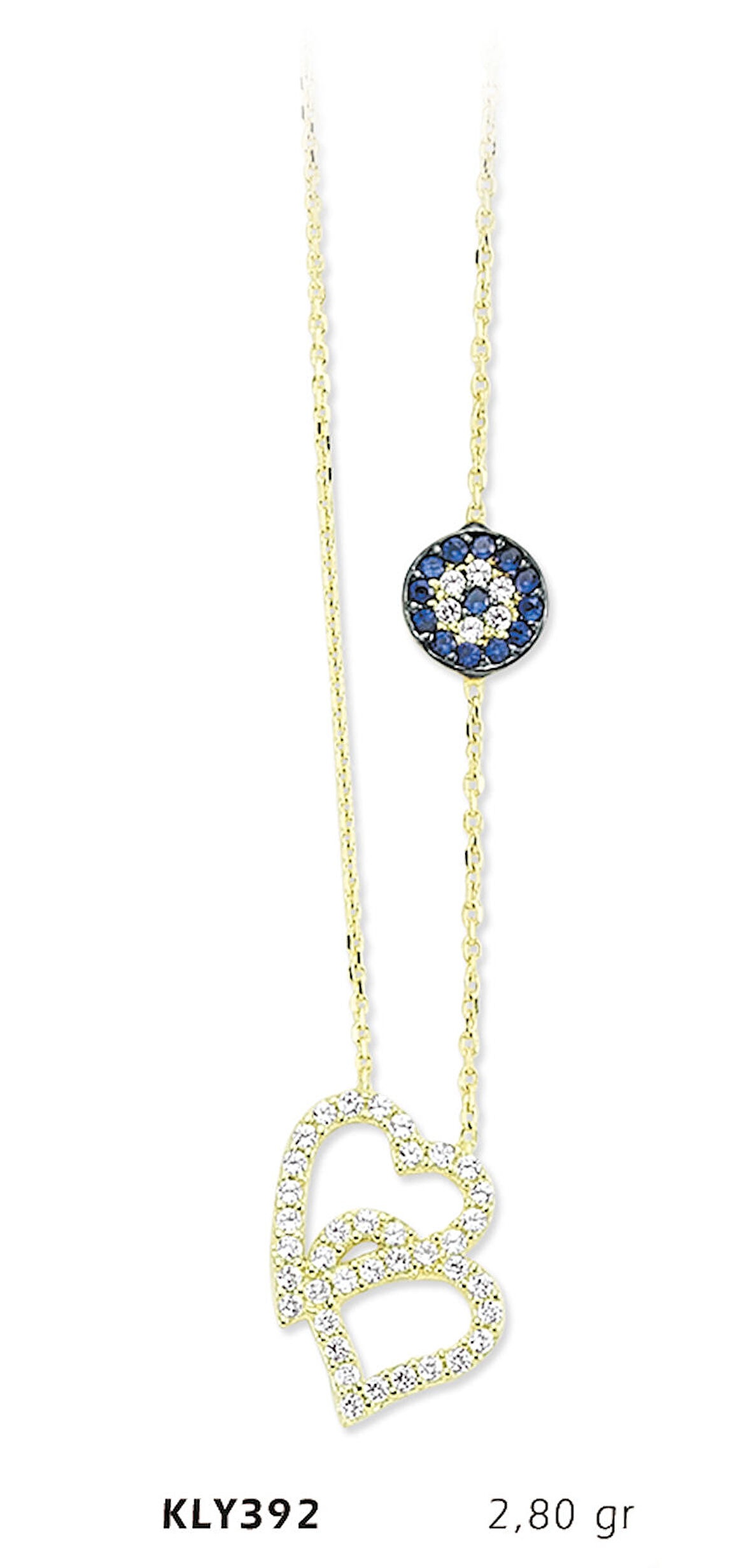 Nazar Boncuklu Figürlü Kole