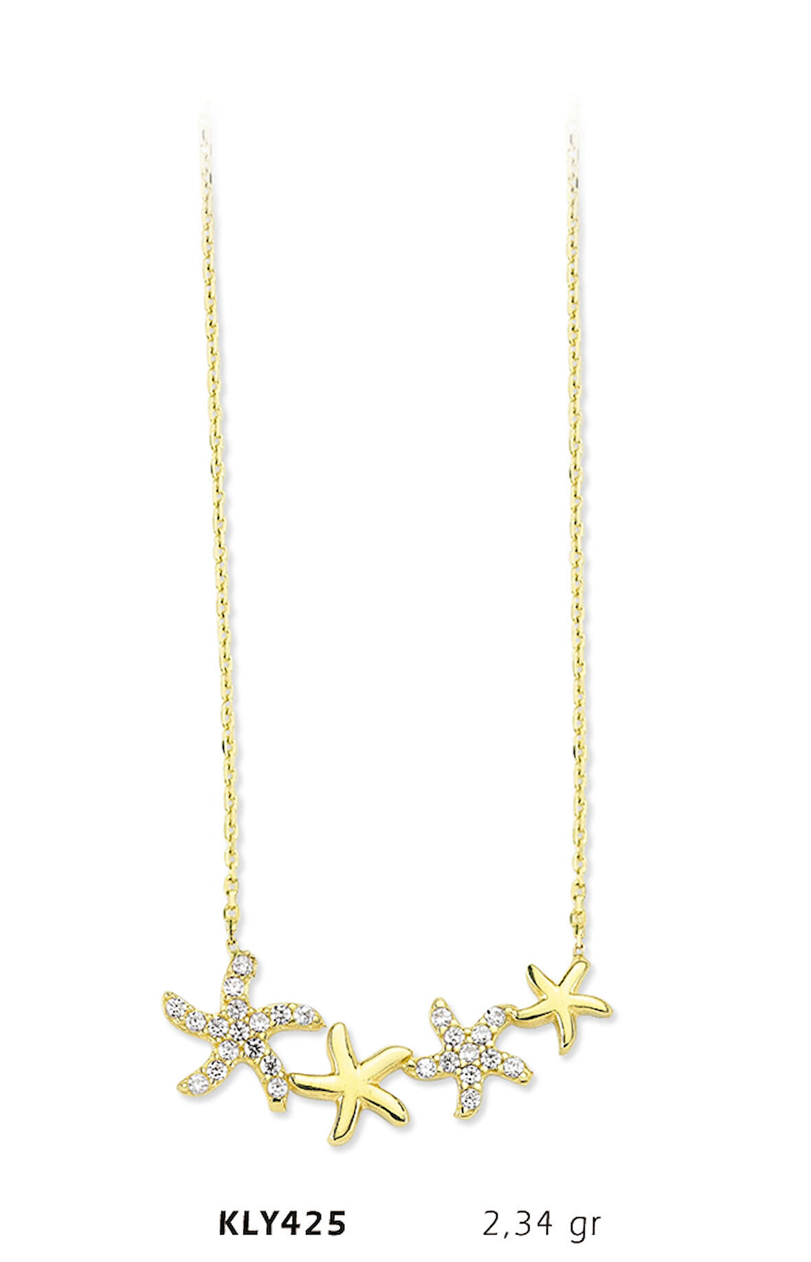 Sıralı Deniz Yıldızı Kolye