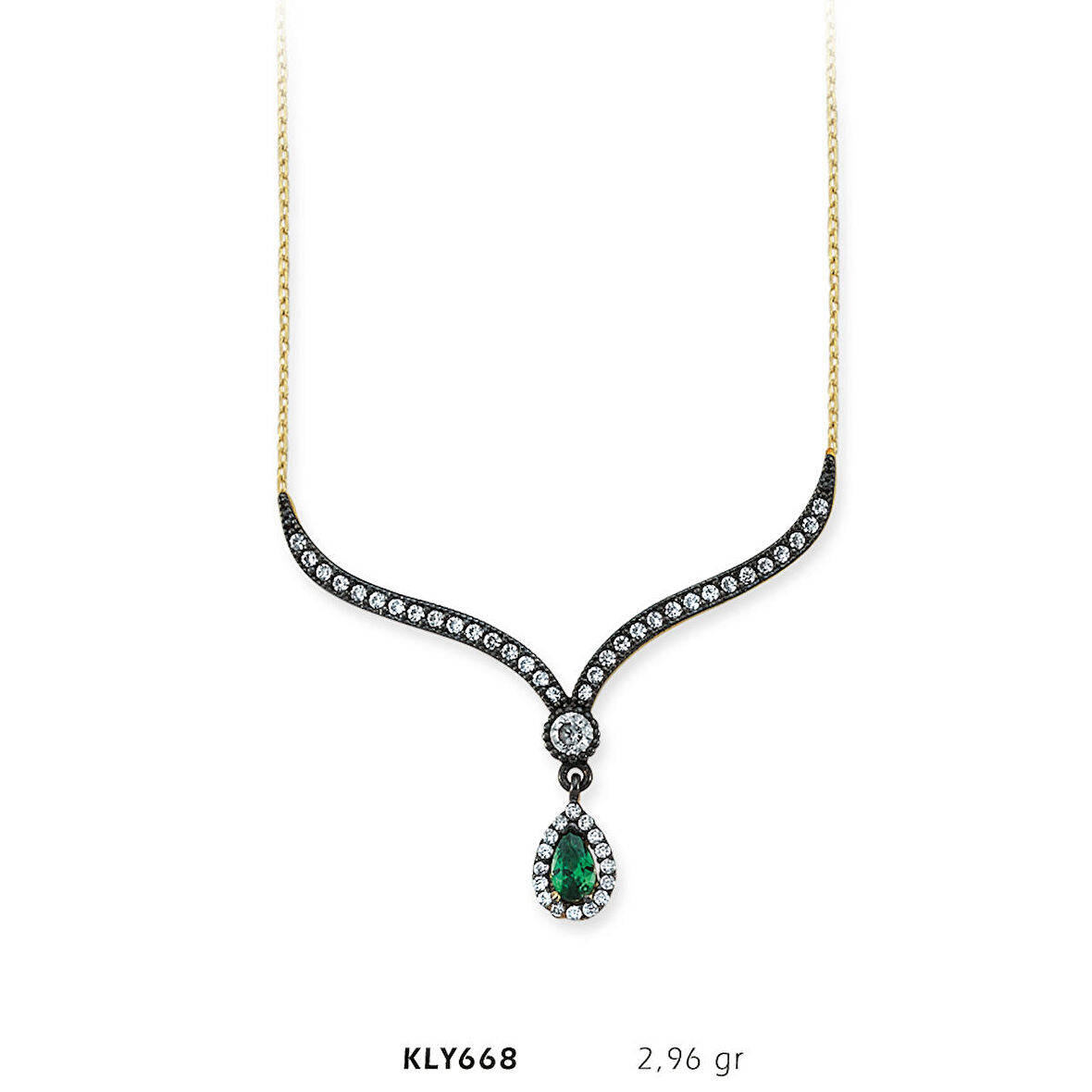 Taşlı Fantezi Kolye