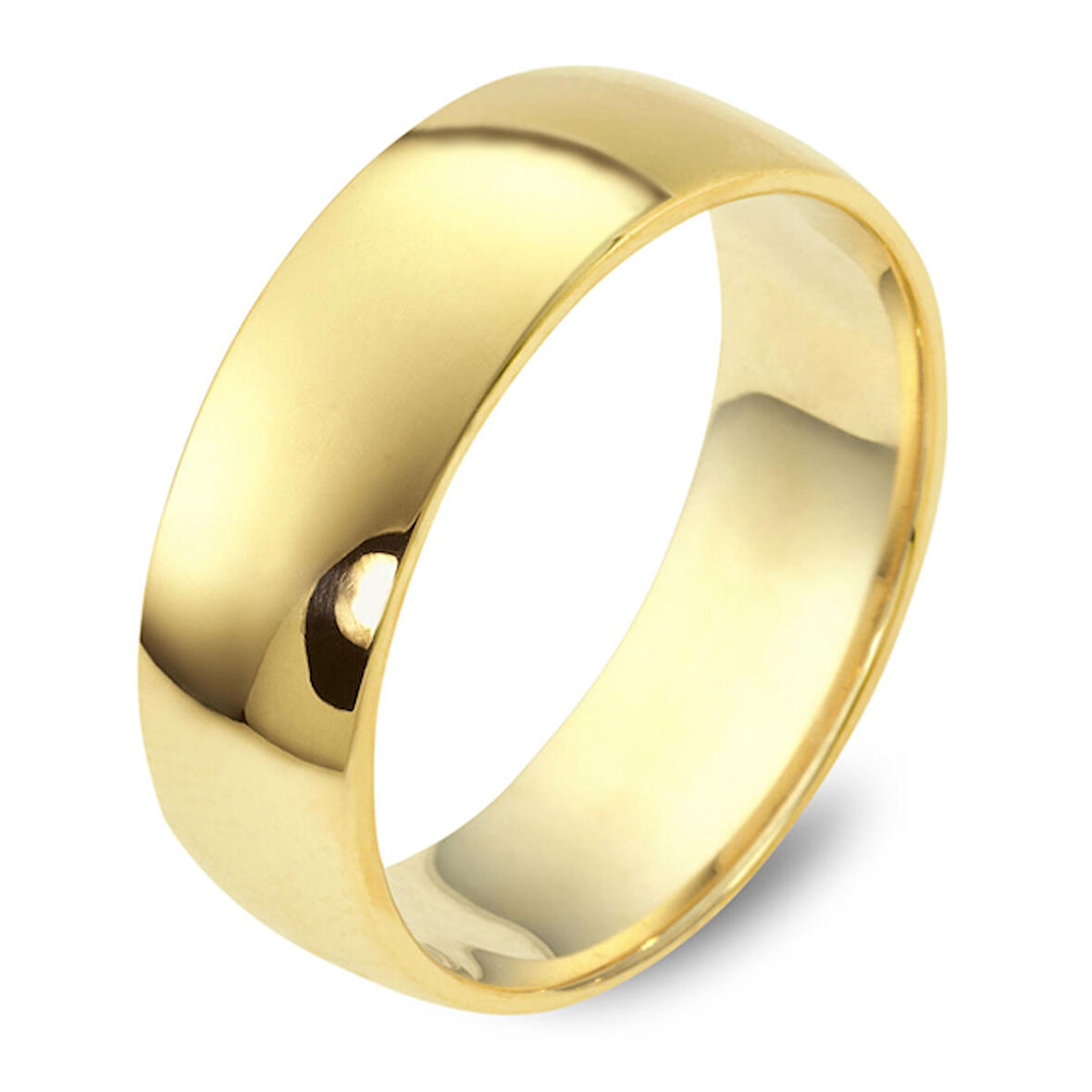 Harem Altın 7 mm Oval Klasik Alyans KLA19