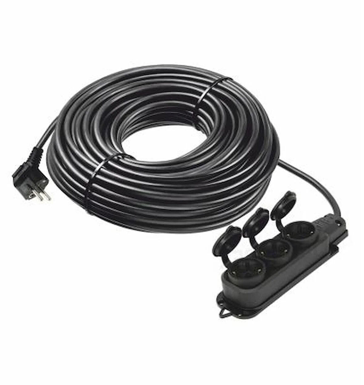 Master 20m Çantalı Uzatma Kablosu CCA 3 x 2,5mm Elektrik Seyyar Kablosu Uzatma Ara Kablo (Üçlü Priz)