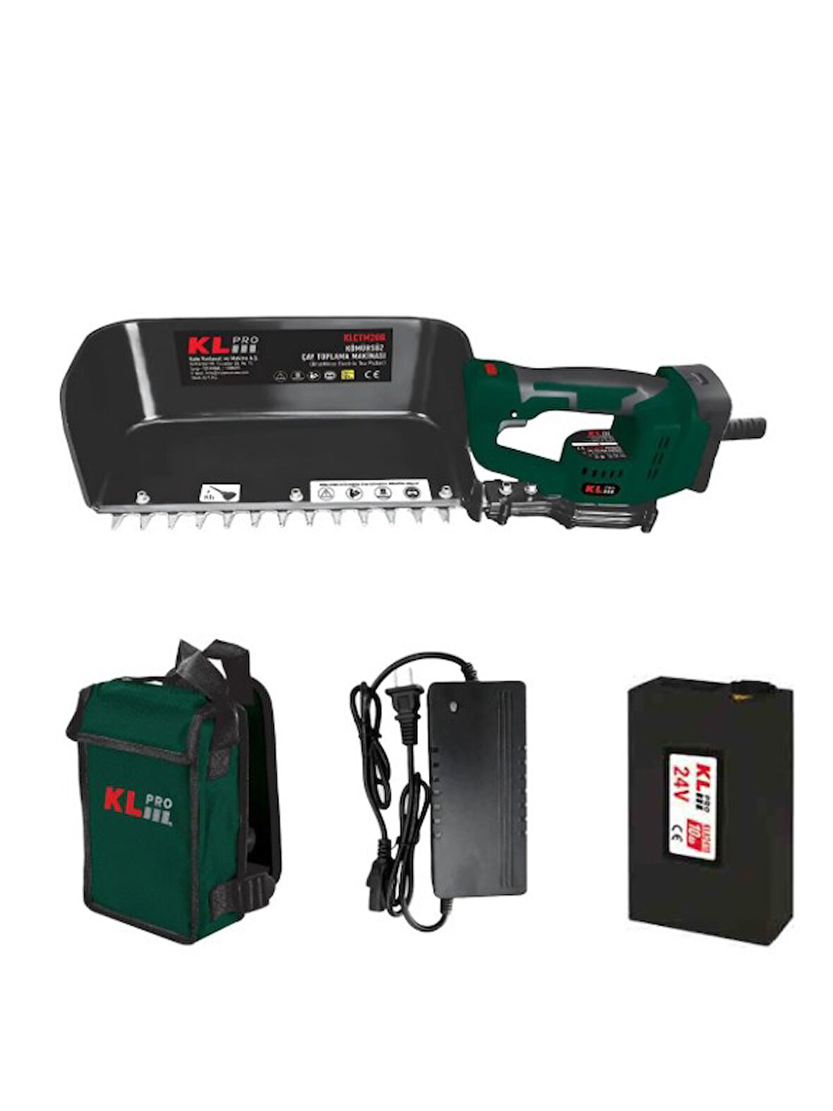 KLCTM10B-10 24V/10Ah Şarjlı Çay Toplama Makinesi