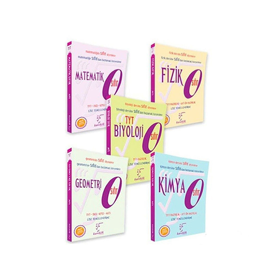 Karekök Yayınları TYT 0 Seti 5 Kitap Set