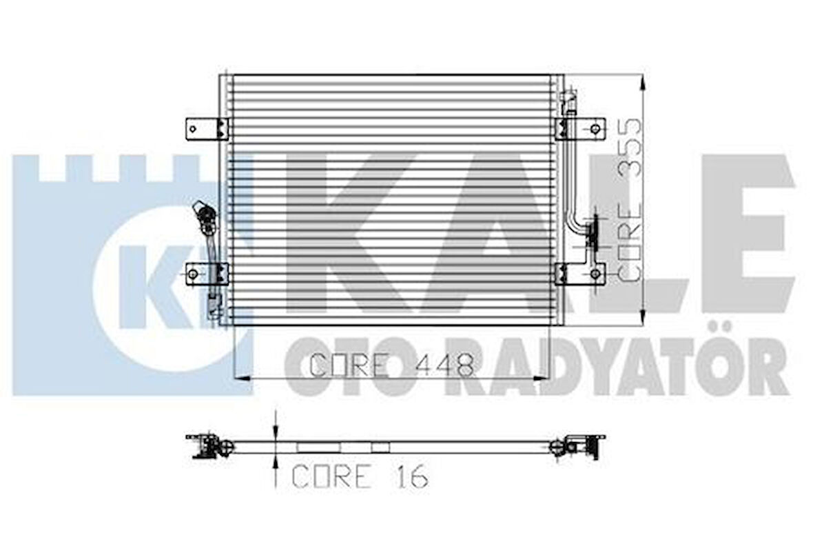 Kale 010ABC030 Klima Radyatörü Albea 1.2 1.3 1.6 1 Sıra Alb 46826683