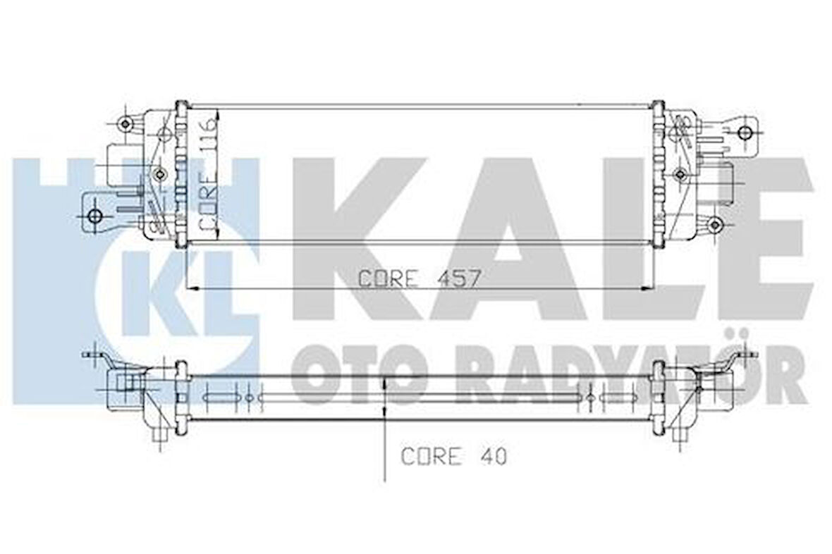 Kale 010CAC020 Turbo Radyatörü Albea 1.3 Al Al BIIezıklı 51718679