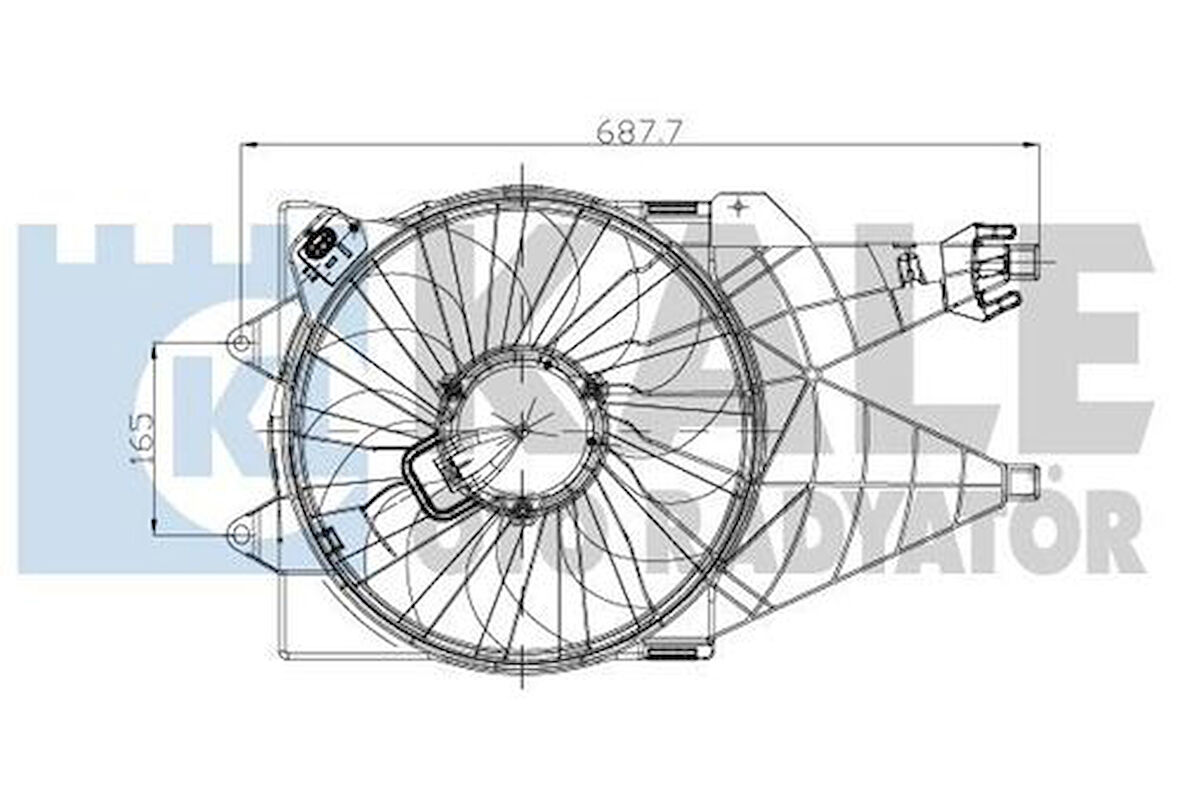 Kale 013501002 Fan Motoru Davlumbazlı Linea 1.3 Nac 51785219