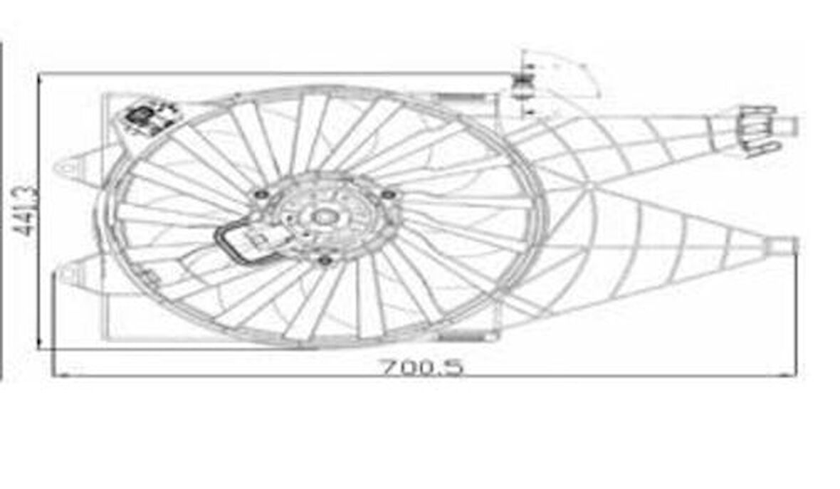 Kale 013501005 Fan Motoru Davlumbazlı Linea 1.6 Ac 51827643