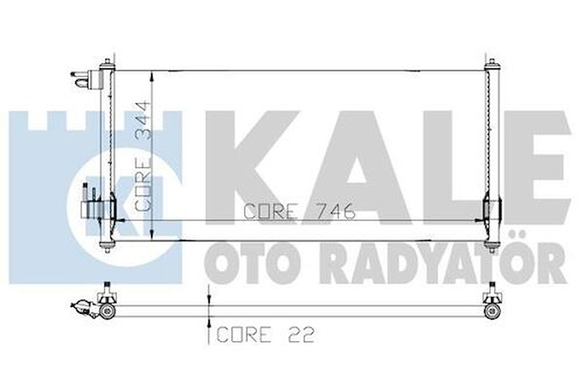 Kale 020ABC040 Klima Radyatörü Kondanser Connect 1.8TDCI 75Ps 90Ps 110Ps 02- 0670024