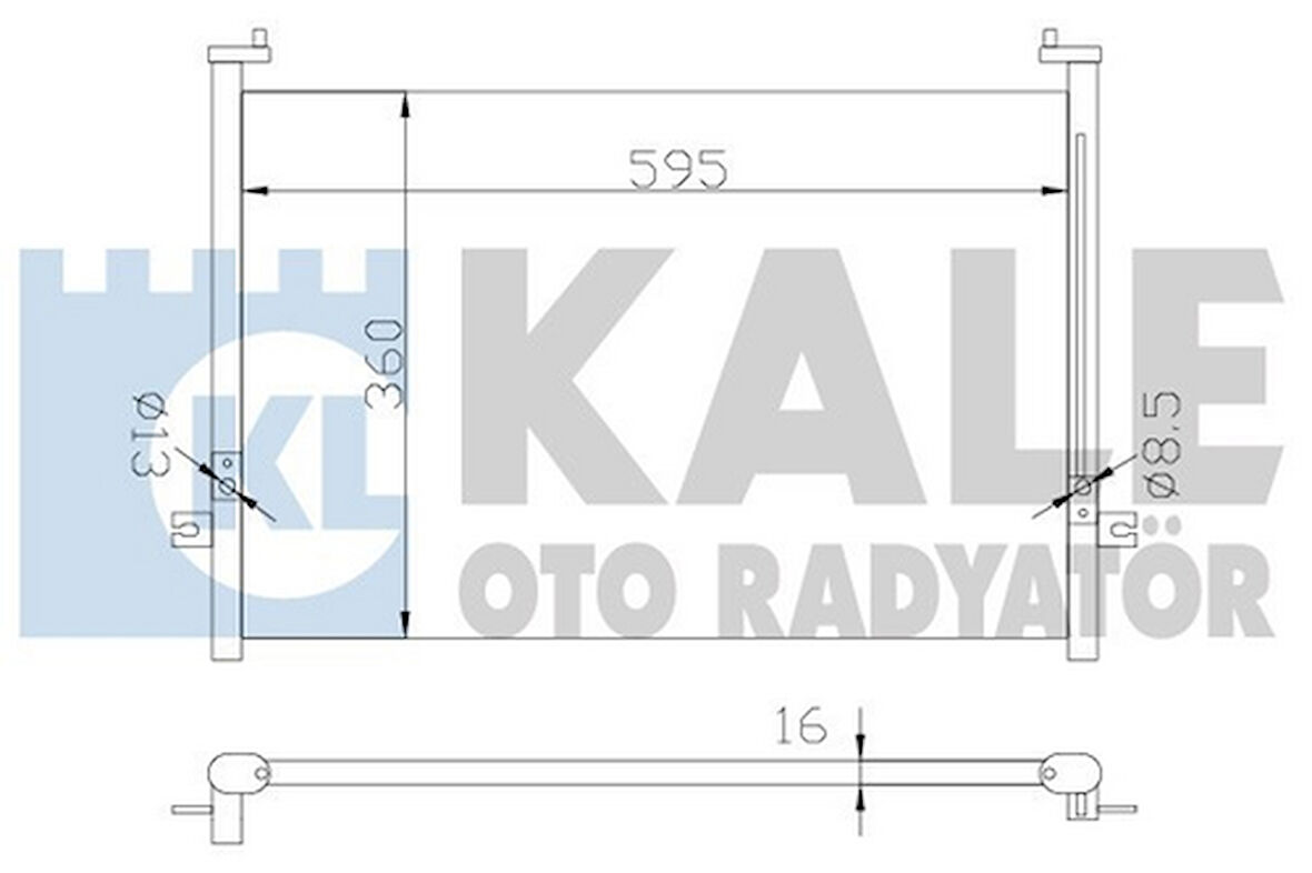 Kale 342425 Klima Radyatörü Komple Stare 2001- 976064A000