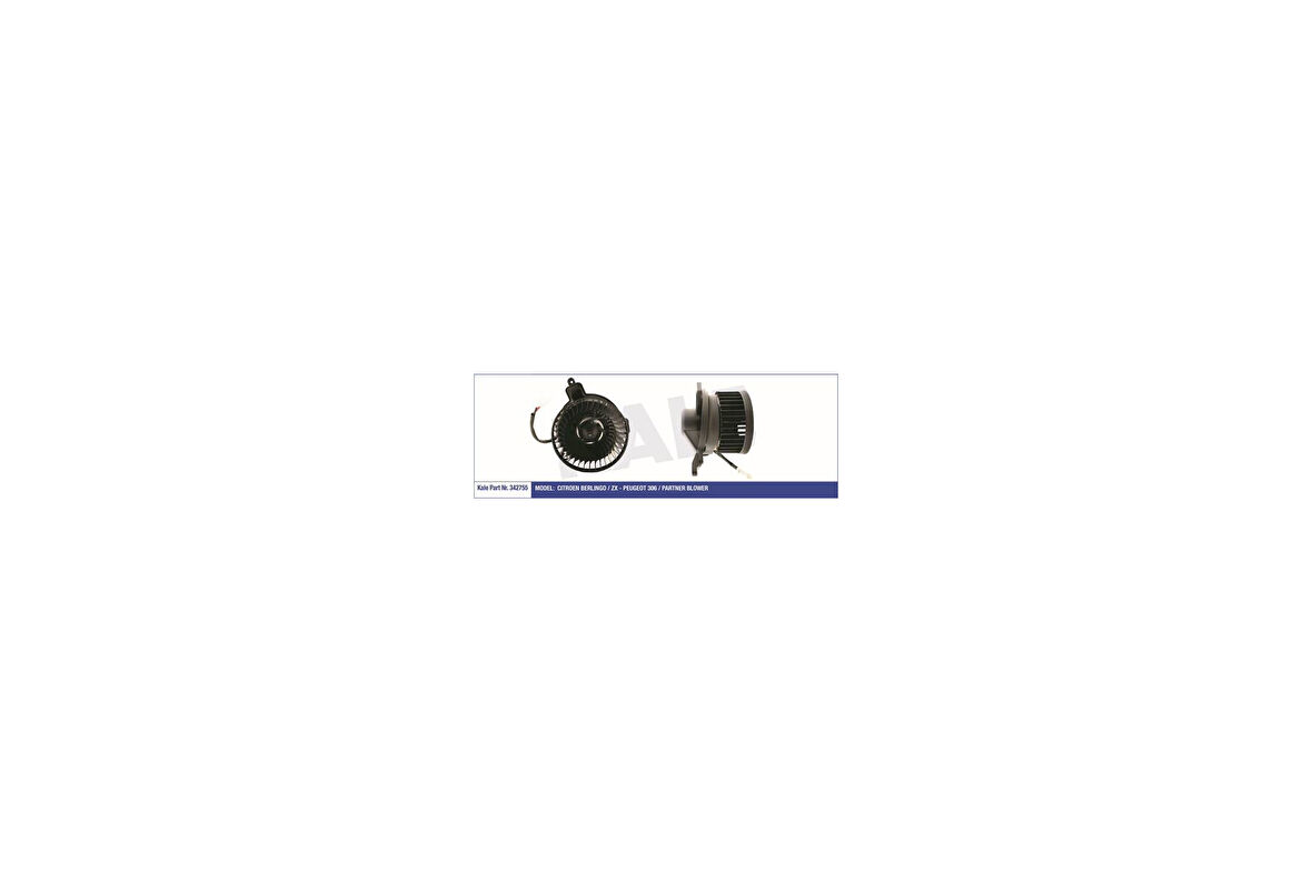 Kale 342755 Kalorifer Motoru Partner P306 Berlingo XUD9 98 00 644195