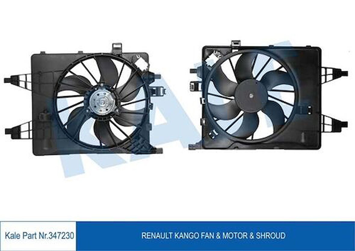 Kale 347230 Fan Motoru Davlumbazlı Megane II Scenic II 7701054966