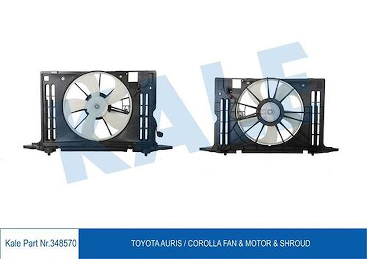 Kale 348570 Radyatör Fanı Komple Corolla Auris 1.33 1.4 1.6 VVTI 2007- 1636122100