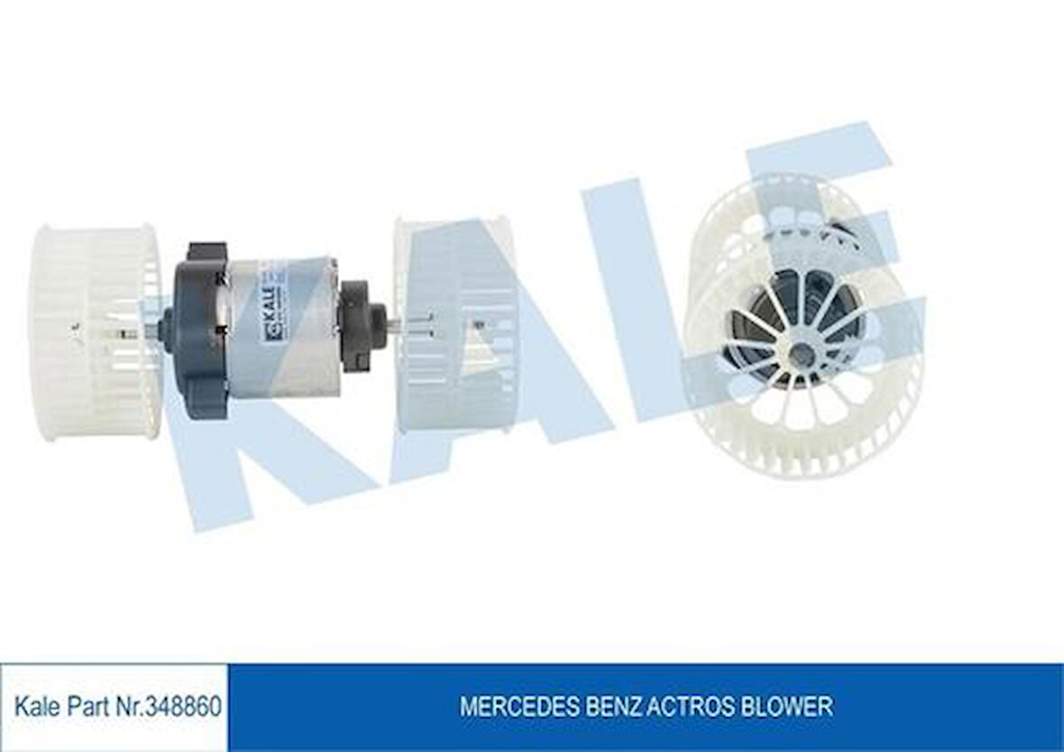 Kale 348860 Kalorifer Motoru Komple M-Benz Actros 96-02 Actros MP2-MP3 03- A0038300508