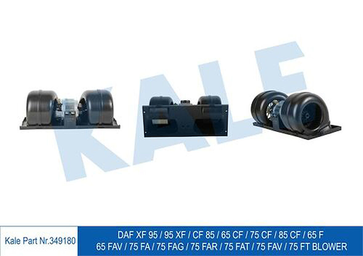 Kale 349180 Kalorifer Motoru Komple DAF CF65 Cf75 Cf85 98-00 XF95 97-06 XF105 05- 1331270