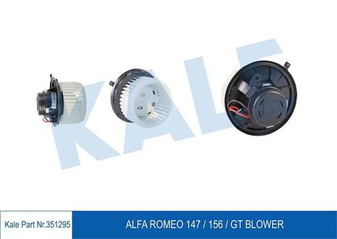 Kale 351295 Kalorifer Motoru Alfa Romeo 147 156 GT 12V 00-9 77364449