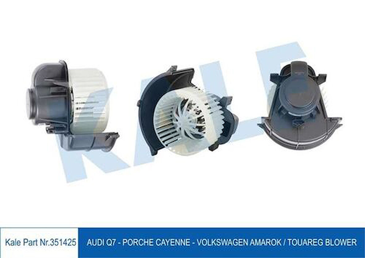 Kale 351425 Kalorifer Motoru Q7 06-15 Cayenne 03-Amarok 10-13 Touareg 02-10 2.0 3.0 4.2TDI CDCA Bks Cata 48.50 Cjtc Cjwc 7L0820021Q