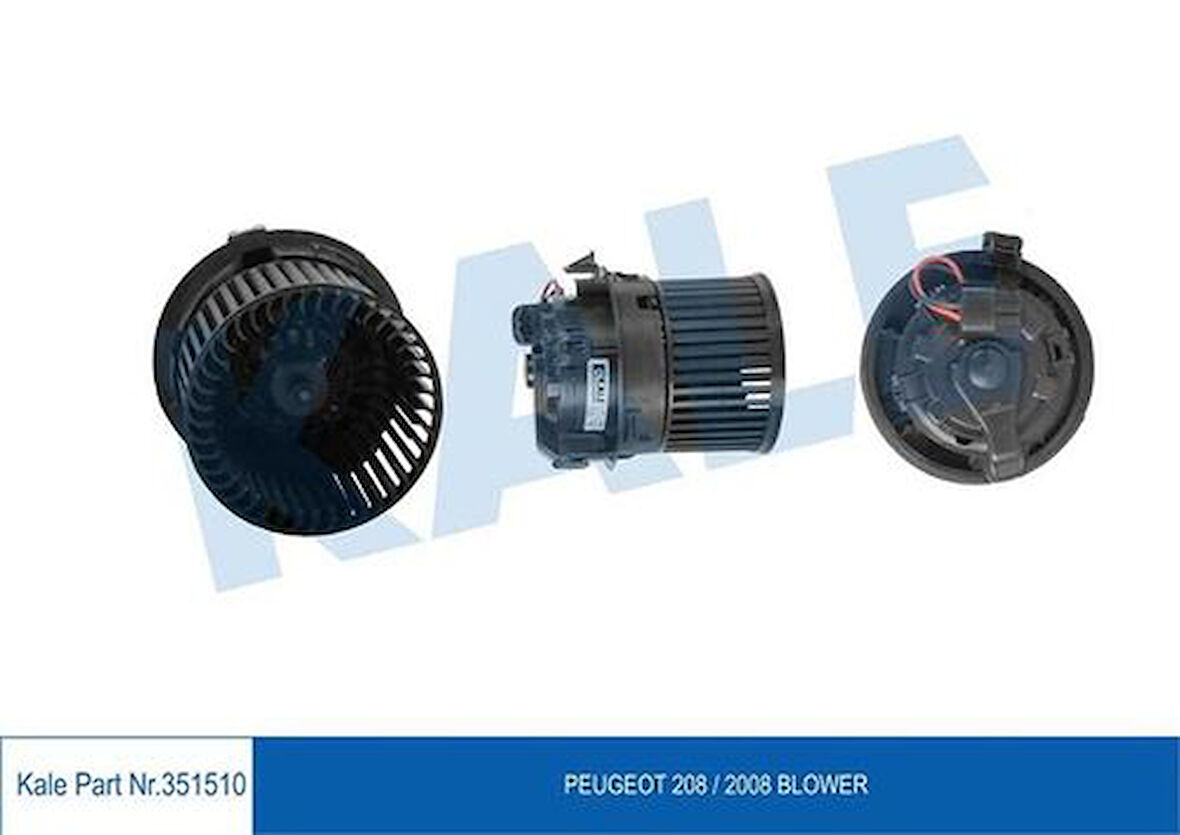 Kale 351510 Kalorifer Motoru Peugeot 208 2008 C3 III Blower 1608182080
