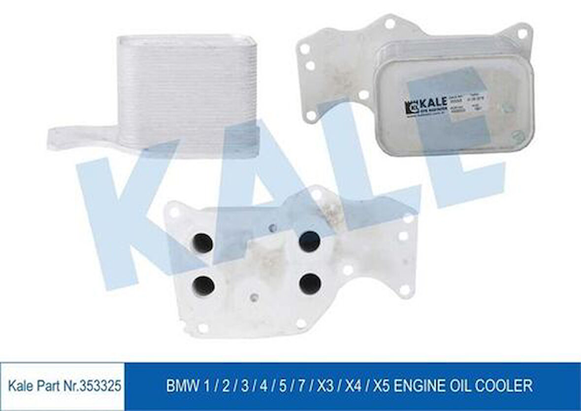 Kale 353325 Motor Yağ Soğutucu BMW B47 F10 F20 F30 F32 G01 G02 G31 F15 F25 F25 8574005