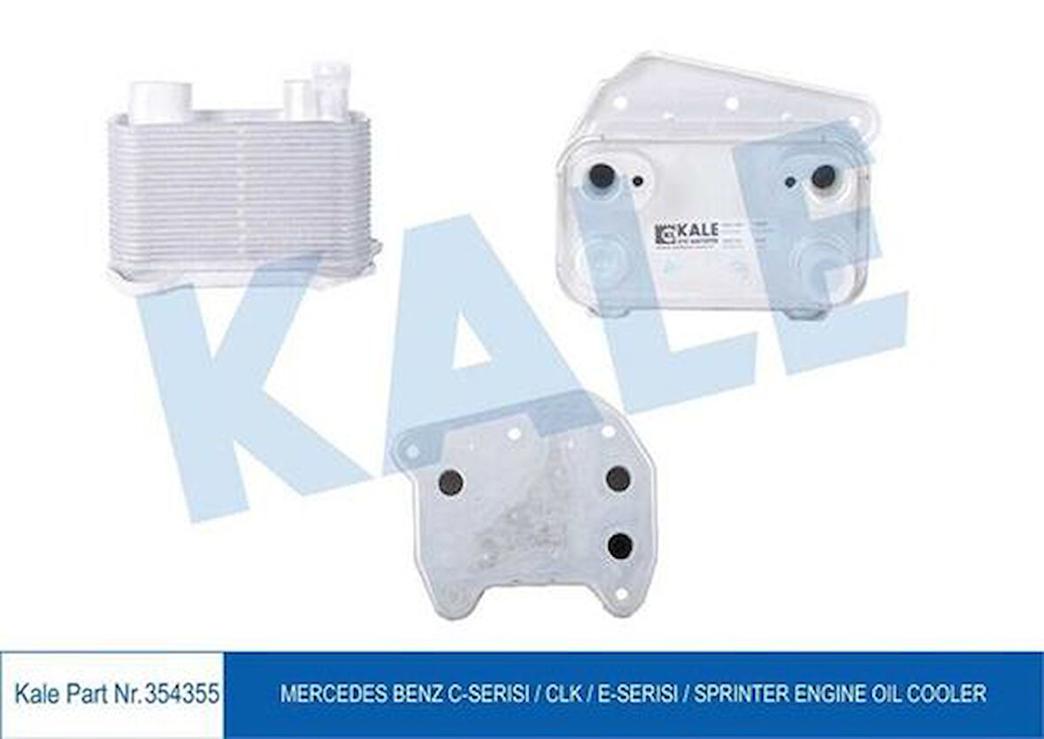 Kale 354355 Yağ Soğutucusu OM611 W203 00-07 W210 99-02 Sprinter 901 902 903 904 00-05 6111880501