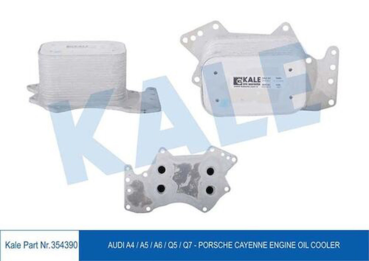 Kale 354390 Yağ Soğutucu 3.0TDI Phaeton 08-16 Touareg 07-12 A4 08-11 059117021K