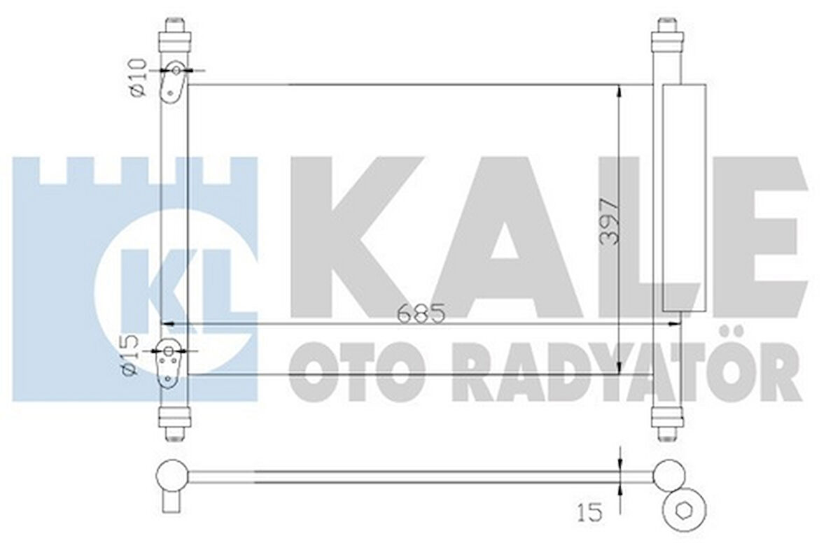 Kale 383000 Klima Radyatörü Suzuki Grand Vitara 2005- 9531064J01