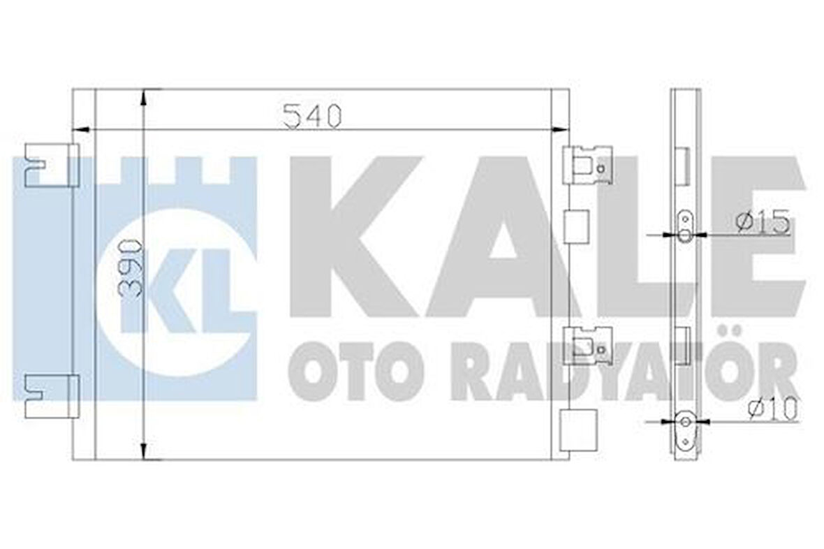 Kale 389300 Klima Radyatörü Kondanser Dacia Duster Logan II Sandero II Lodgy 1.2-1.4-1.5 DCI 1.5 8200741257