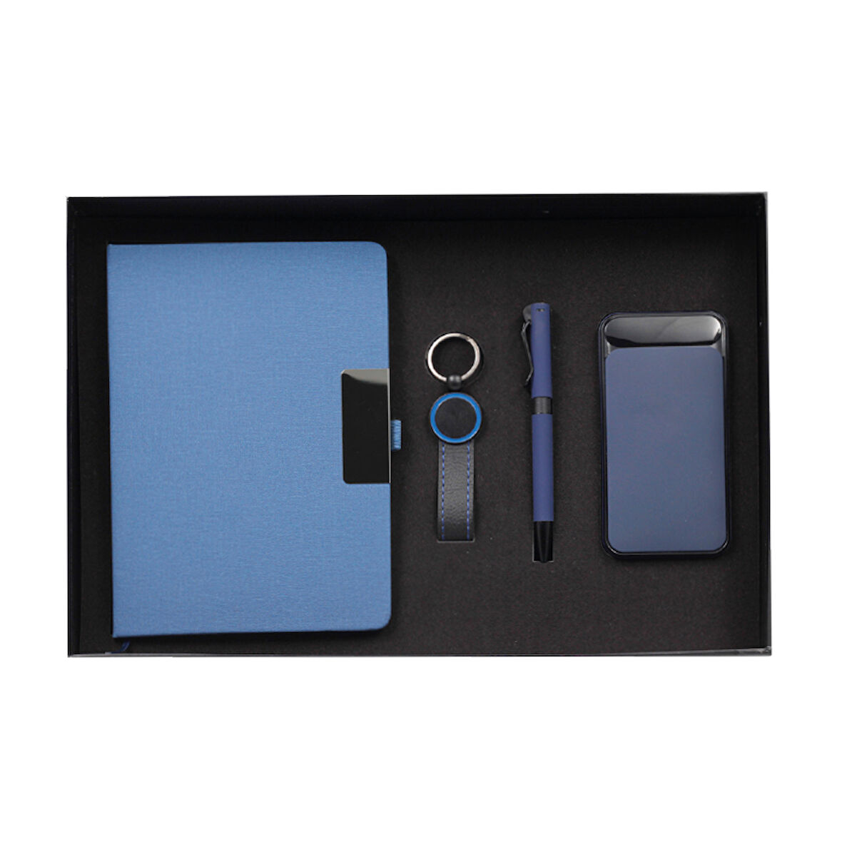 VIP Hediye Set / Defter, Kalem, Anahtarlık ve 10.000 mAh Powerbank