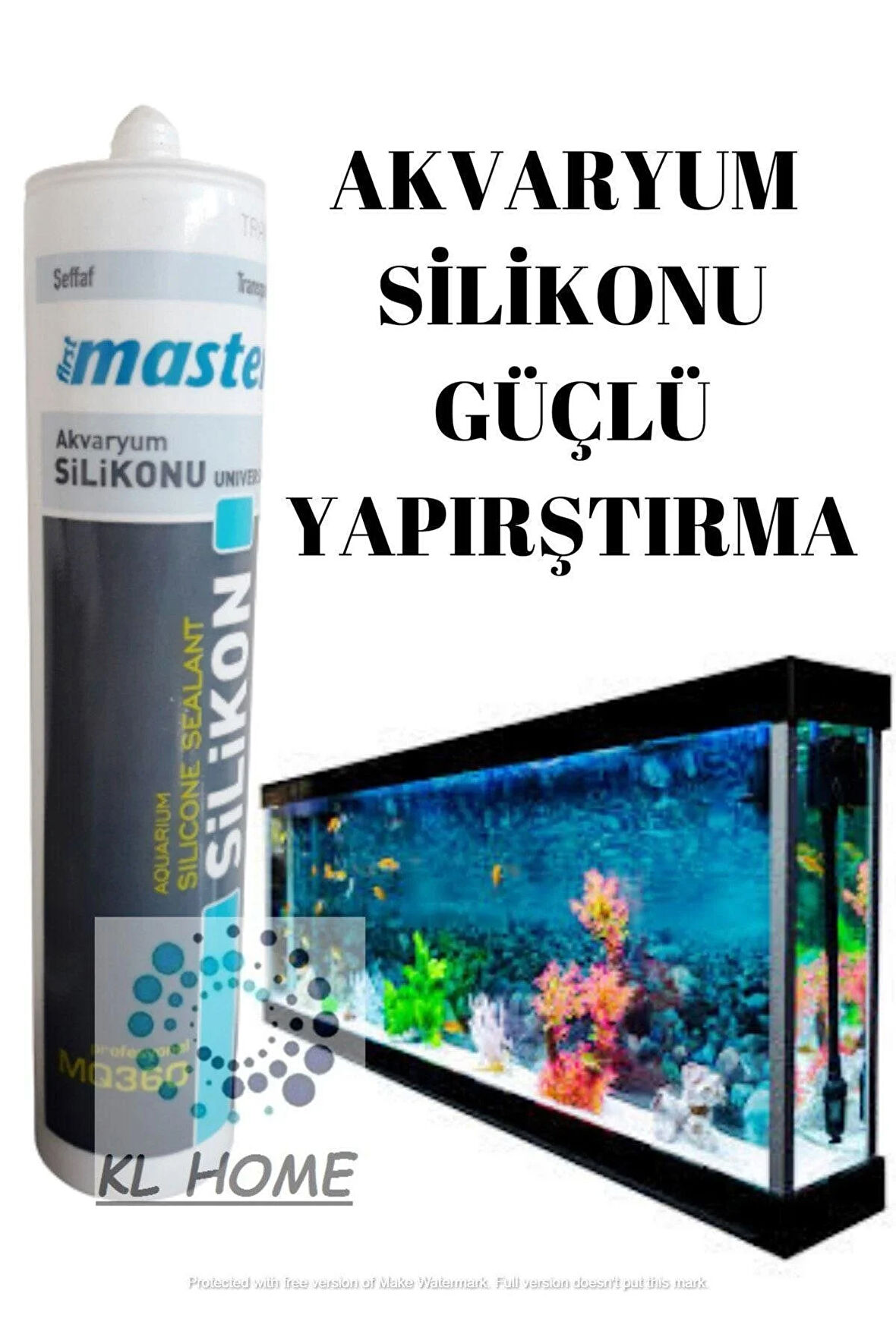 Master Profesyonel Küf ve Mantar Yapmaz Akvaryum Silikon 310ml