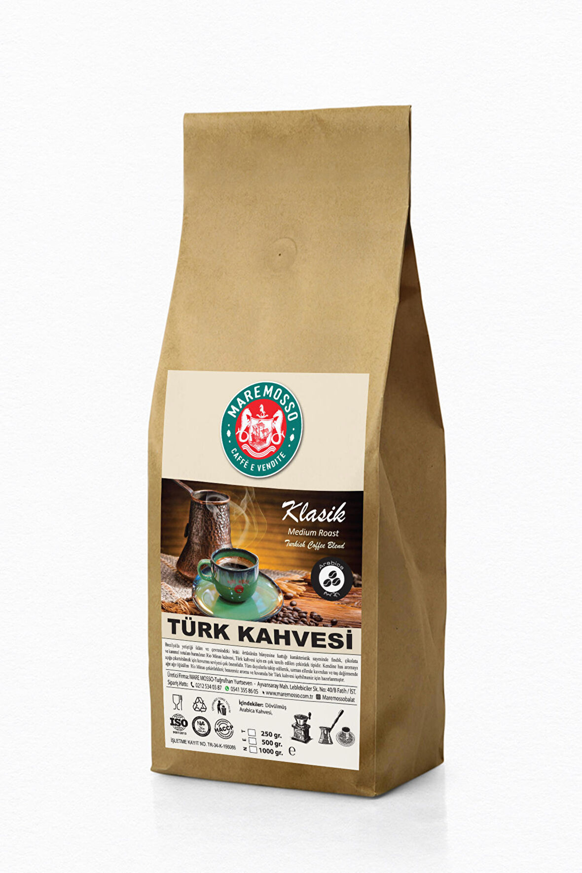 Klasik Türk Kahvesi 1 Kg.