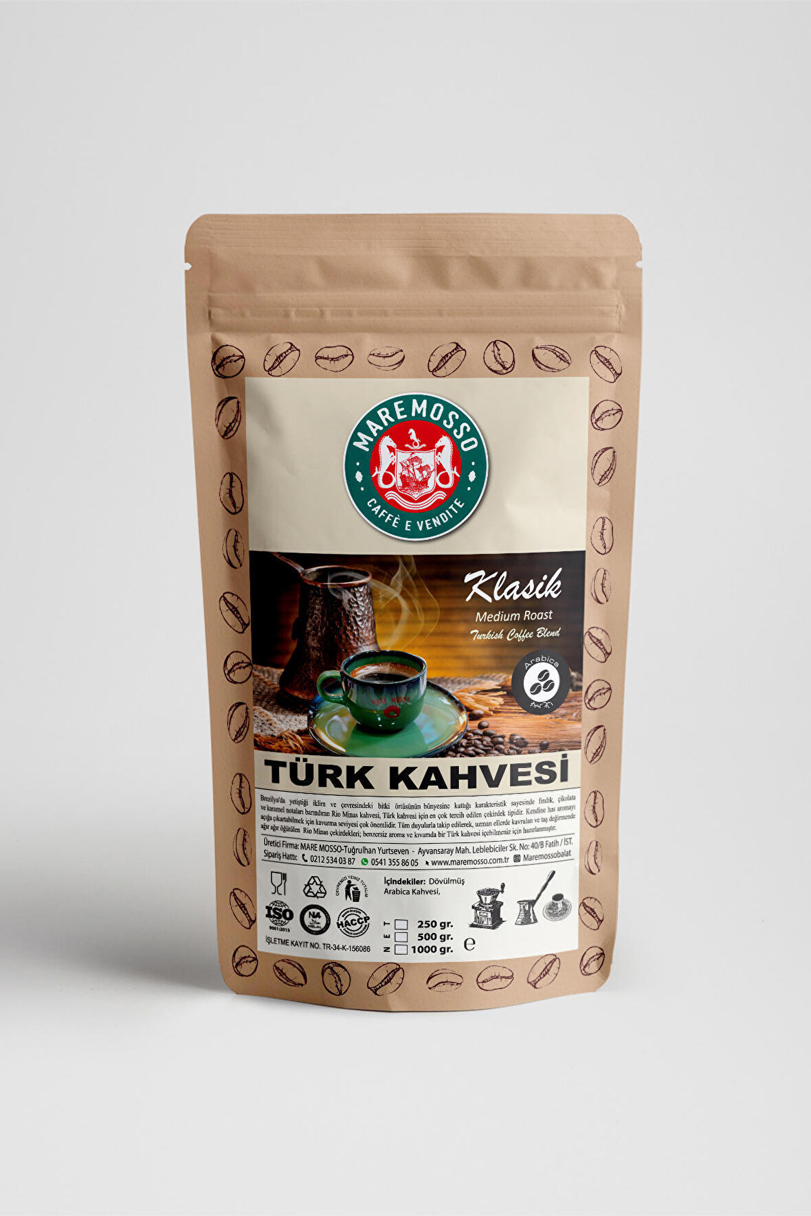 Klasik Türk Kahvesi 250 Gr.