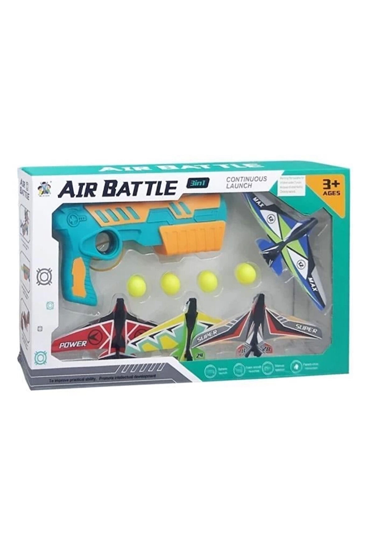 UÇAK VE TOP ATAN BÜYÜK KUTUDA TABANCA