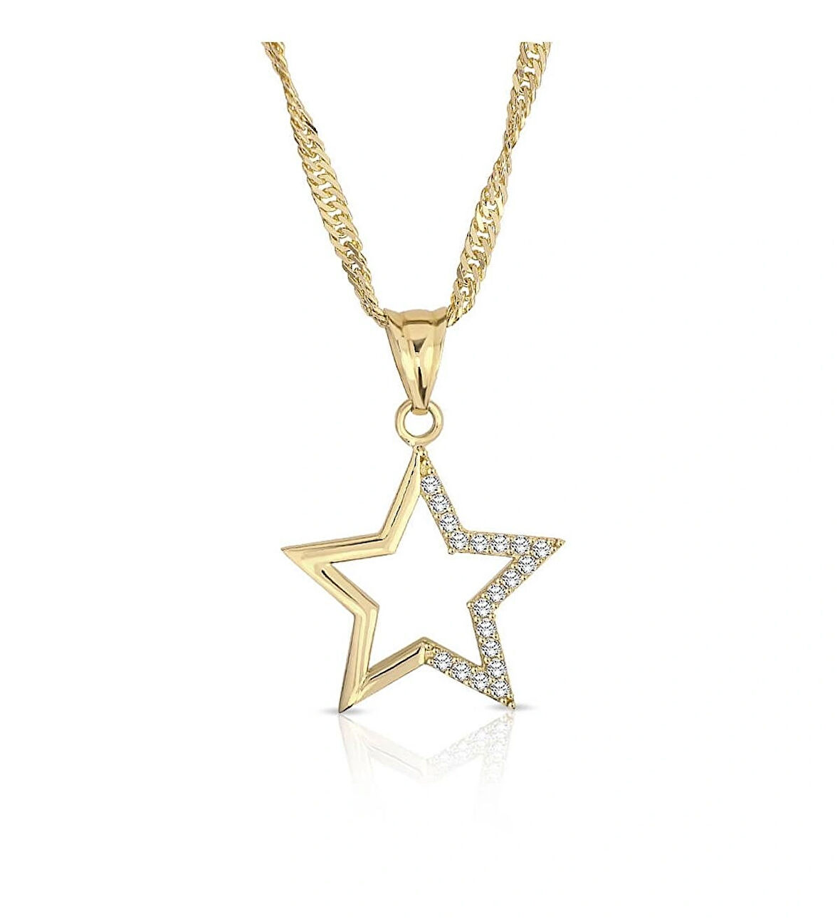 Stars Rime Altın Kolye