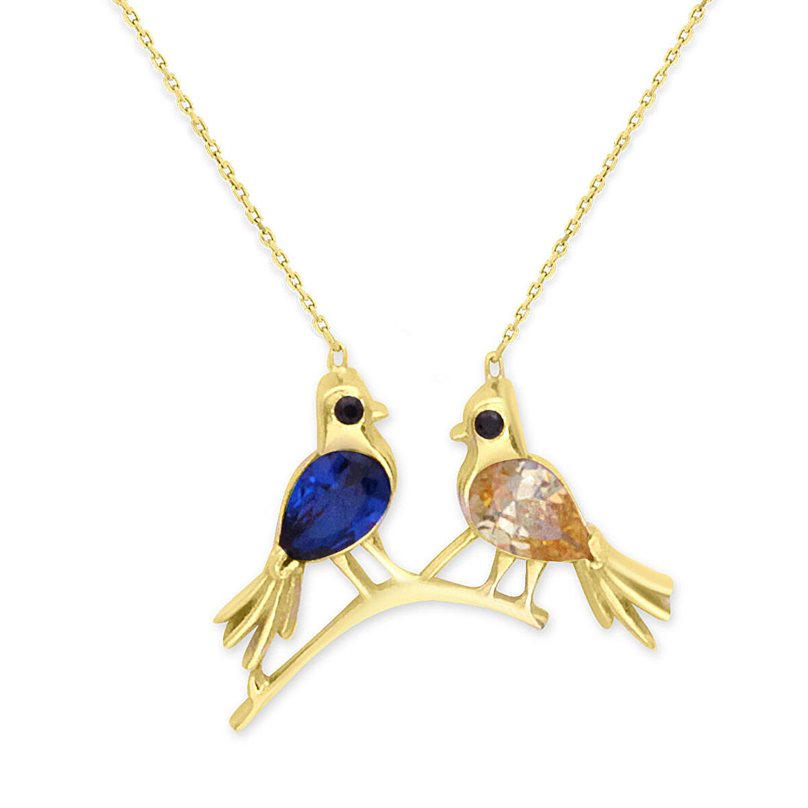 Altın Kanarya Kolye (KLY0363)