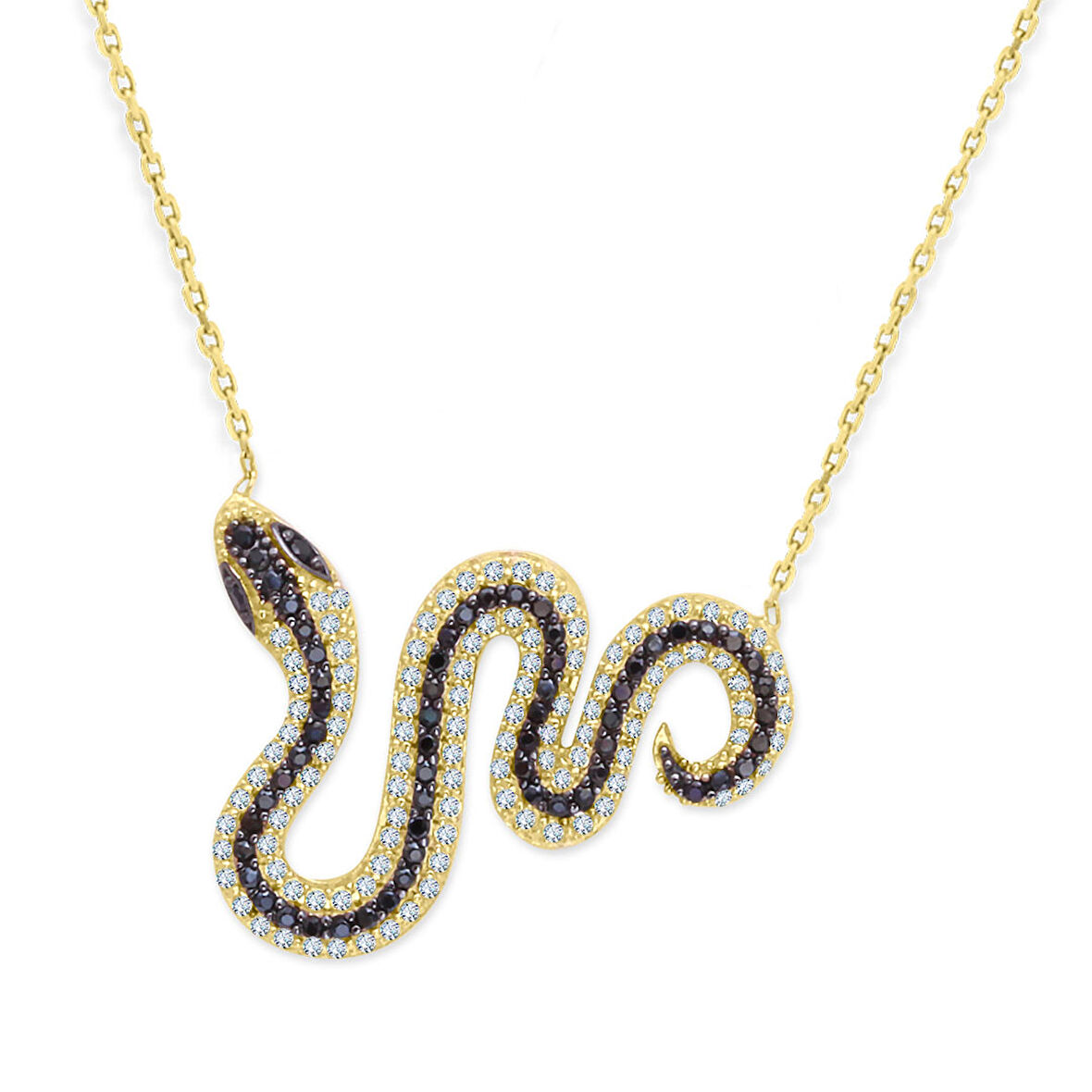 Altın Yılan Kolye (KLY0419)