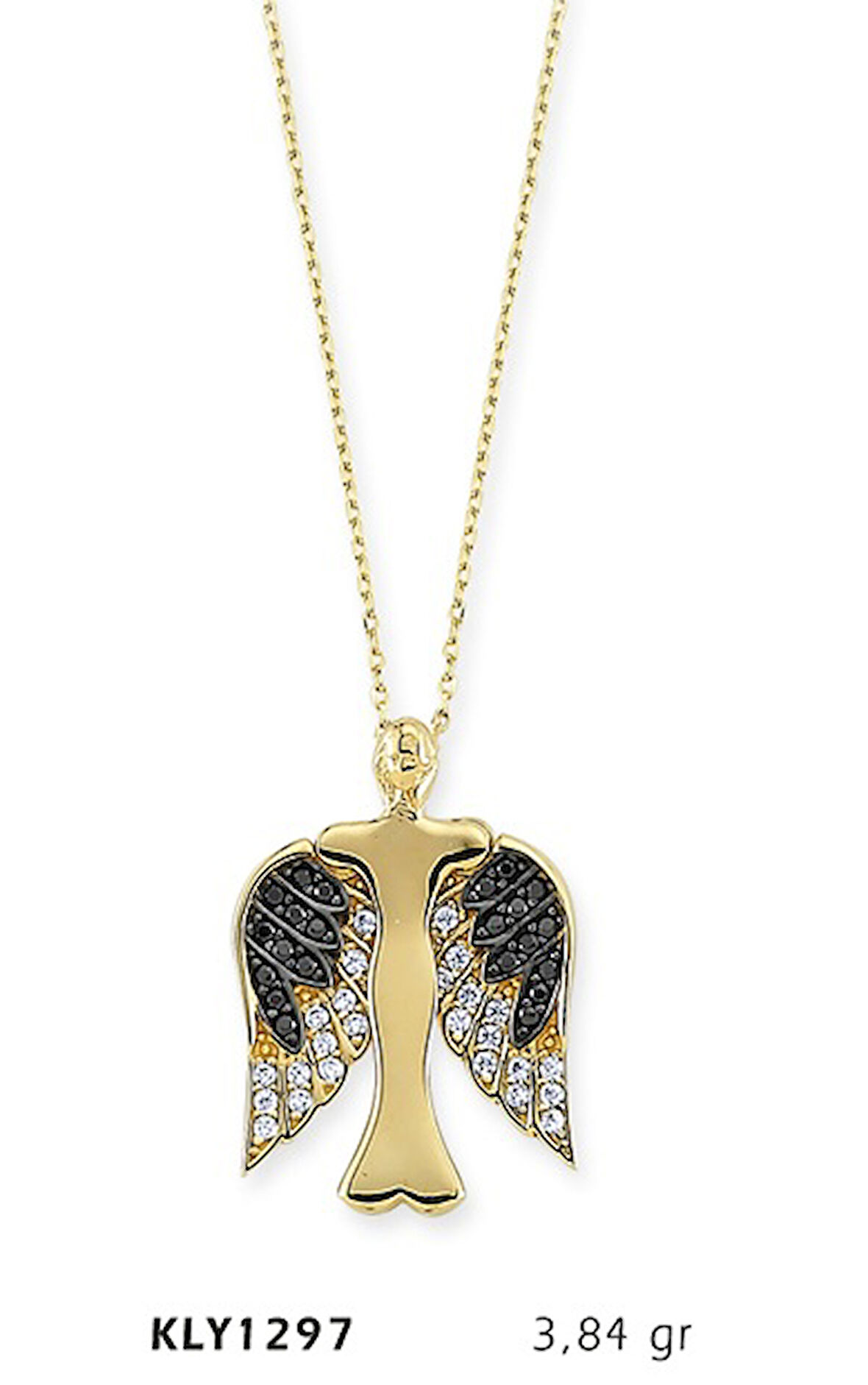 14 Ayar Altın Melek Kolye KLY1297
