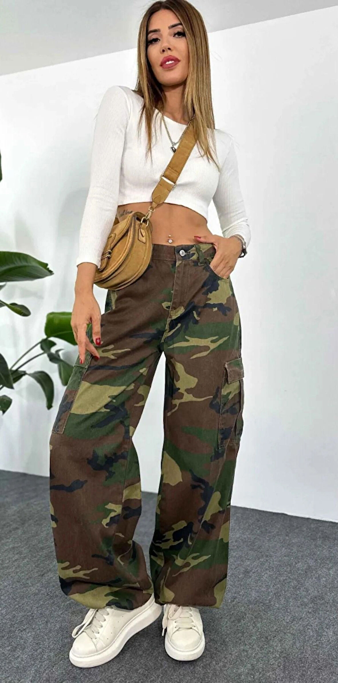 KAMUFLAJ BAGGY PANTOLON