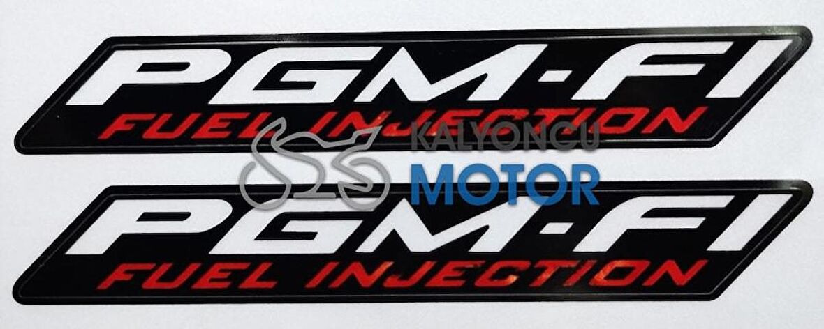 Honda PGM F1 Sticker (Fosforlu)