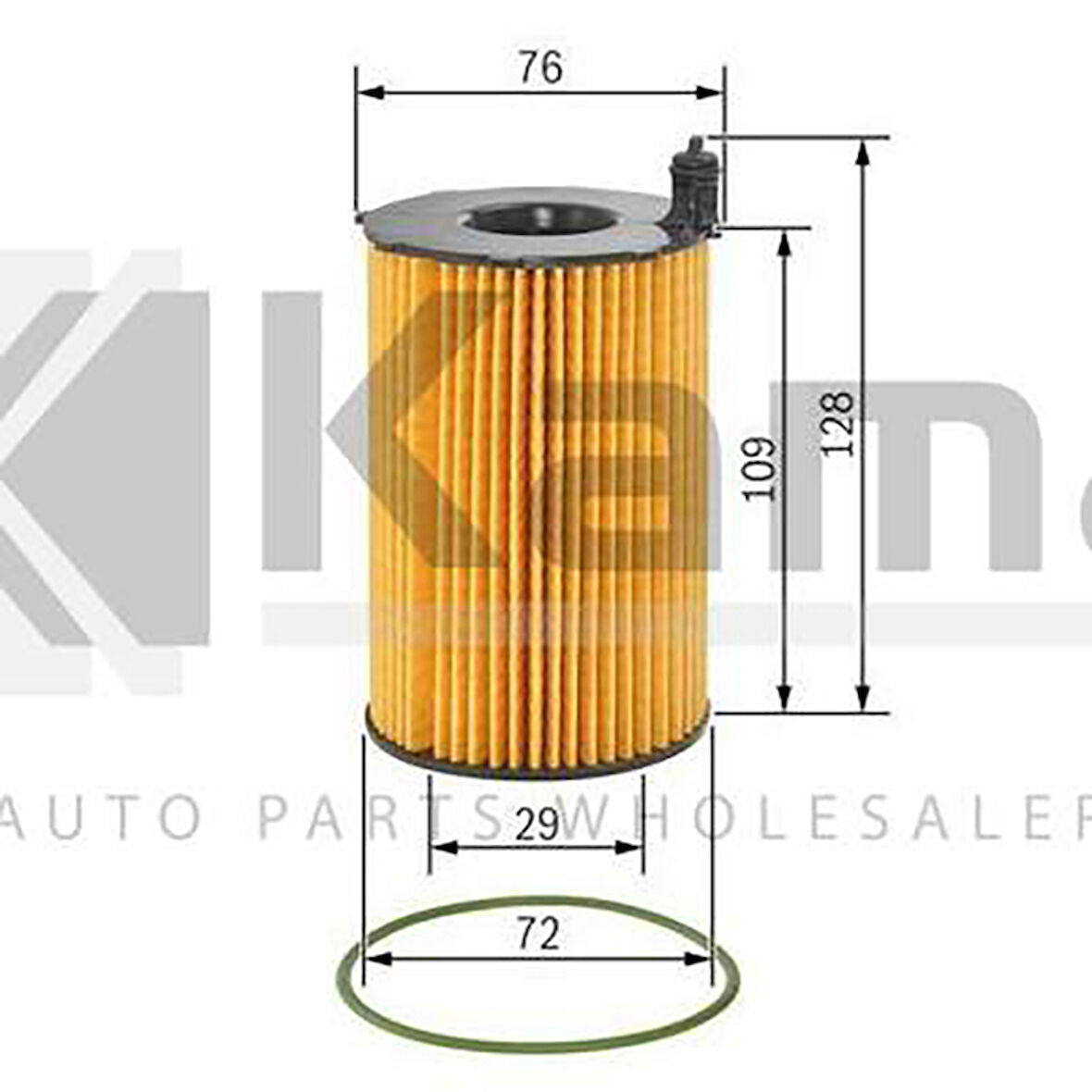 059115561D YAĞ FİLTRESİ VW TOUAREG / AUDI Q7 / A6 / PORSCHE CAYENNE (CVVA/CJGD/CRCA/3.0TDI) 08- İTHAL