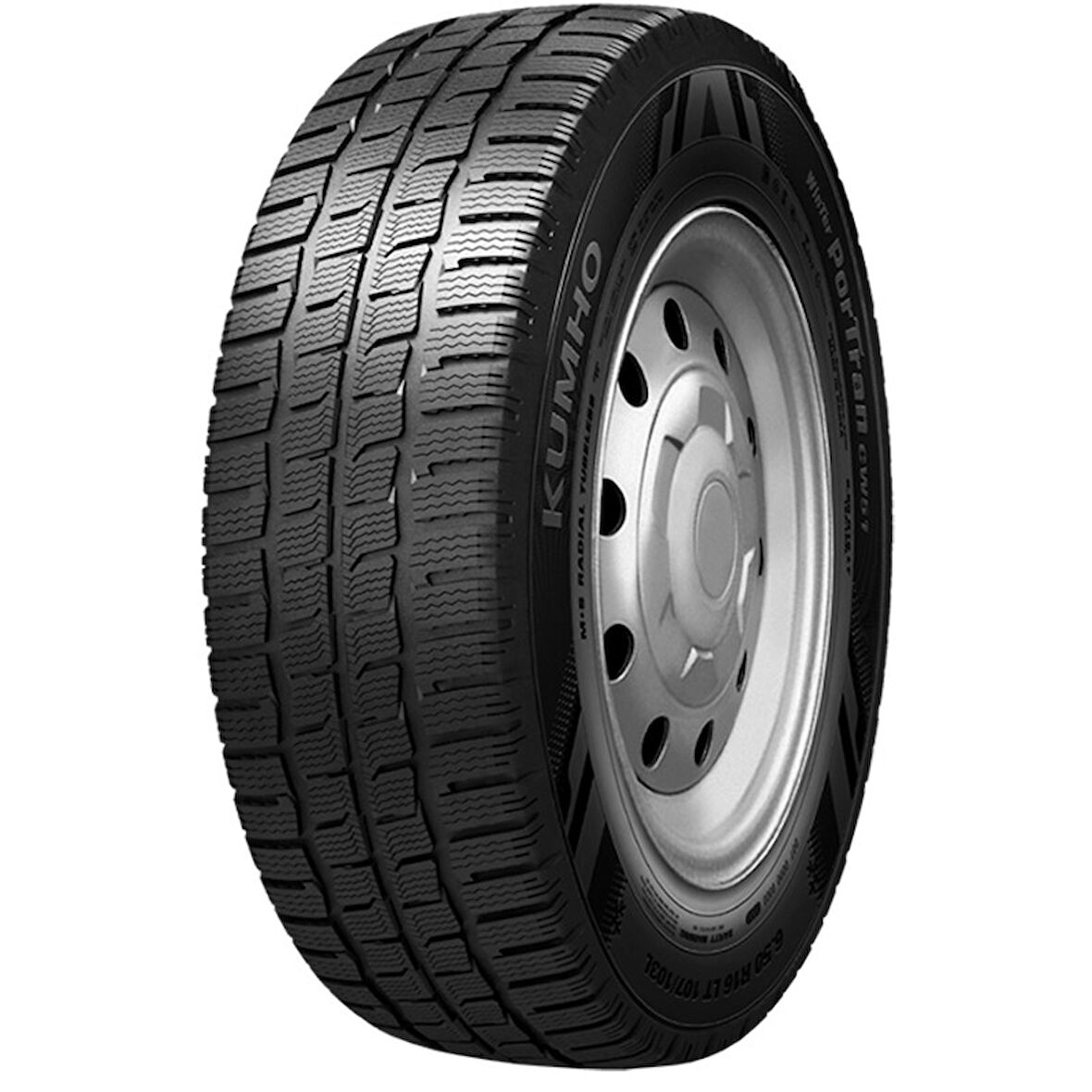 Kumho 205/65 R16C 107/105T CW51 M+S 8PR Kış C 2024