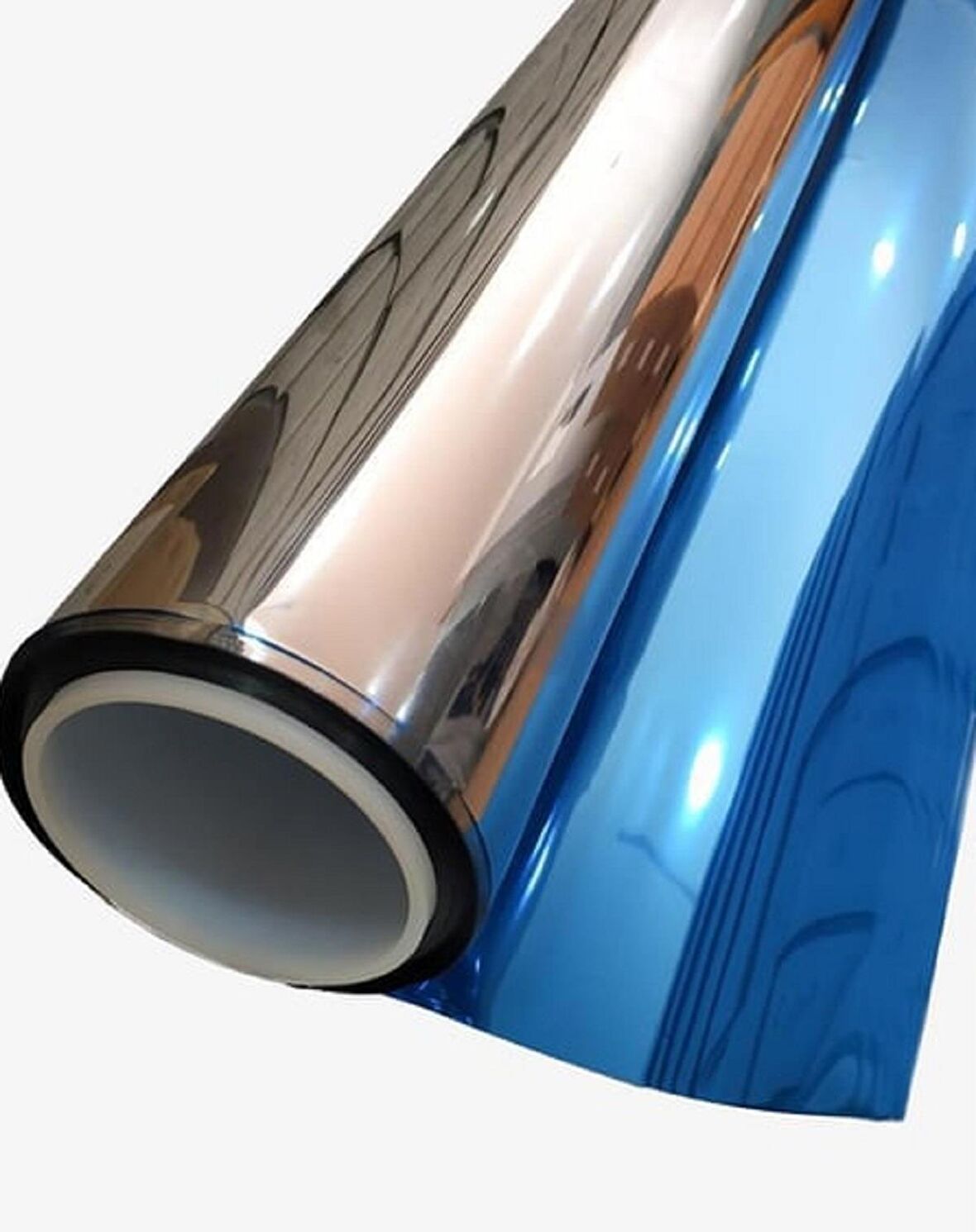Mavi Silver Aynalı Cam Filmi Amerikan Çizilmez 75 cm x 1 metre KML135